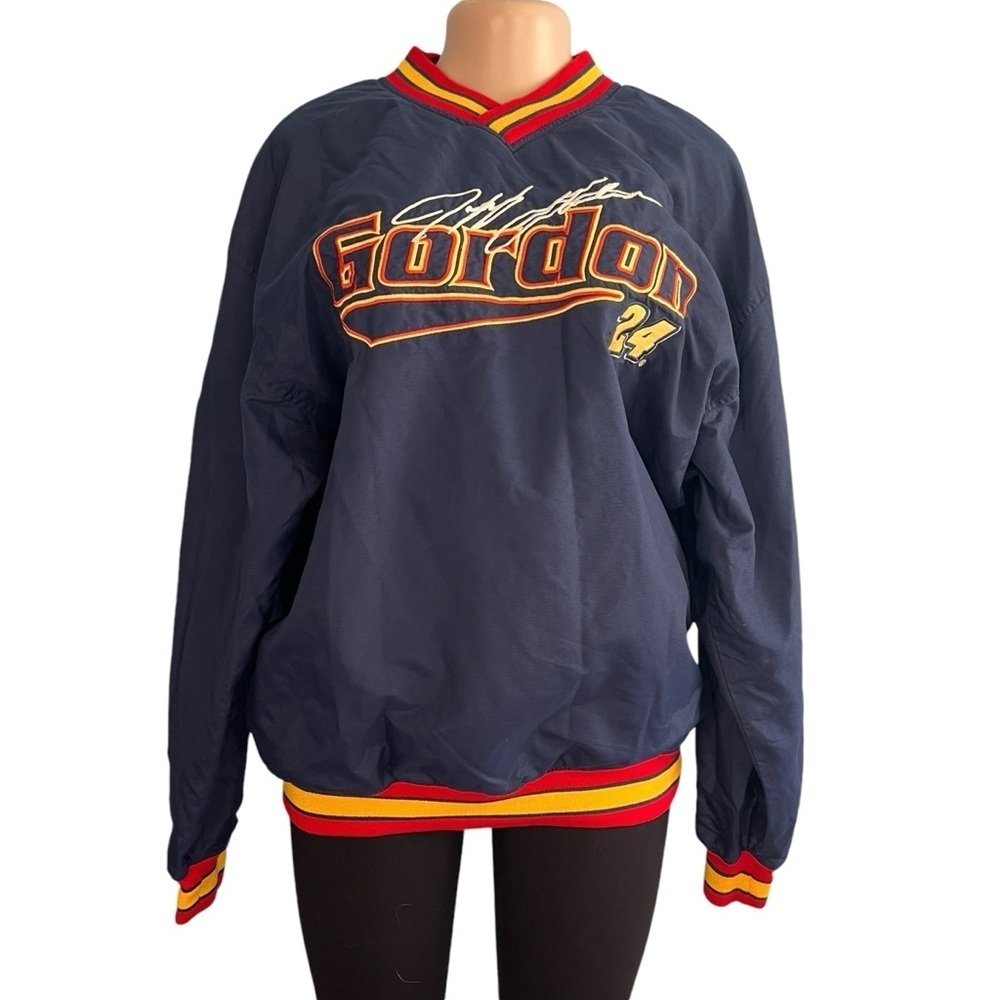 Jeff Gordon Chase Authentics NASCAR Dupont Pullover Windbreaker Jacket